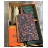 Vintage box of books