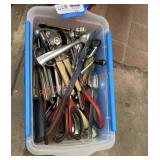 Small tote of kitchen utensils