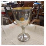 Antique 1917 Brockton fair marathon trophy