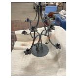 Vintage wrought iron Christmas tree candle holder