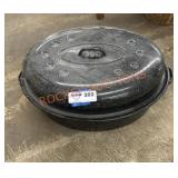 Large enamelware turkey roaster