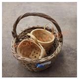 Vintage basket lot