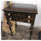 Vintage Hitchcock style accent side table