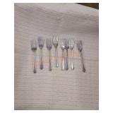 Vintage Rodgers and bro Sterling silver fork set