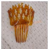 Antique art nouveau hair comb