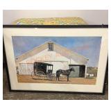 Framed and matted David Armstrong un numbered