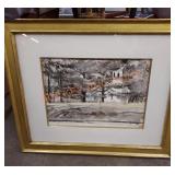 Original Framed and matted David Armstrong