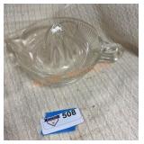 Vintage glass  juicer