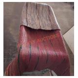 Vintage handwoven braided throw rugs