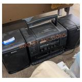 Sony radio and cd player
