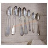 Vintage silver spoon lot