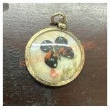Vintage butterfly pendant