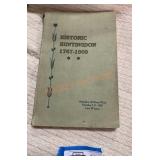 Antique book historic Huntington 1909