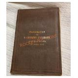 Vintage book( inauguration of Washington