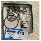 Misc. sterling silver jewelry lot