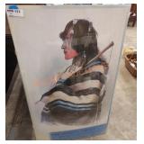 Vintage art exhibition poster of Karl Bodmers