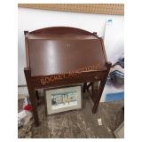 Vintage slant style secretary desk