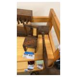 Vintage wooden tools and projects