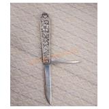 Vintage sterling silver pocket knife