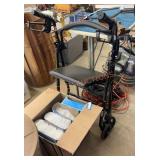 McKesson walker and box of wound dressing