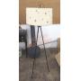 Mid century Atomic Era modern floor lamp and shade