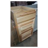 Kitchen cabinet No top apx 18 x 24 x 35in
