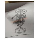 HomeStyles Swivel Arm Chair