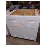 33" x 25" x 35" 4-drawer Base Cabinet