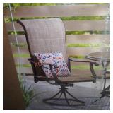 Hampton bay outdoor patio chair 4pc brown taupe