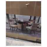 Home Decorators 5pc Gas Fire Pit Dining Set