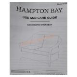Hampton Bay Chasewood Loveseat & Table