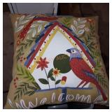 Box lot Hampton bay decorative pillows welcome