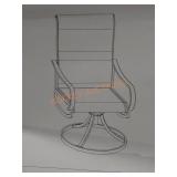 Textilene Mesh Fabric Patio Swivel Chairs