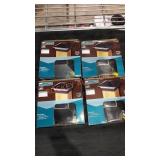 Lot of 4 solar post caps 4x4 in