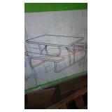 Lifetime 8 person folding picnic table