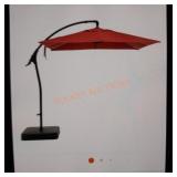 Hampton bay 8ft outdoor patio umbrella offset