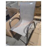 Stacking Sling Chair Grey