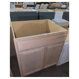 30"×24"×35" Base Cabinet Unfinished