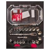 Husky 24 piece Socket and Ratchet kitSold As