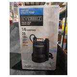 Everbilt 1/6 HP Plastic Submersible Utility Pump