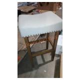 Nathan James Hylie pub height upholstered stool