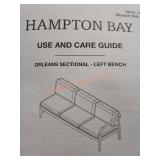 Hampton Bay Orleans Eucalyptus Left Bench