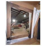 27" x 36" Wood Framed Mirror