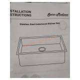 Swiss Madison Undermount Kitchen Sink