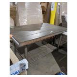Hampton Bay 48"×32"×25" Metal Patio Table