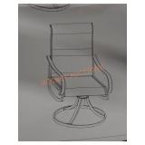 Textilene Mesh Fabric Patio Swivel Chairs