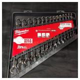 Milwaukee metric combo wrench set