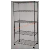 Seville 5 tier steel wire Shelving