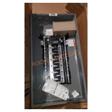 Square D indoor load center with cover