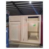 36"W x 24" D x 34.5" H Unfinished Base Cabinet